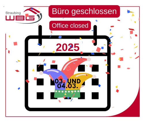 Büro geschlossen